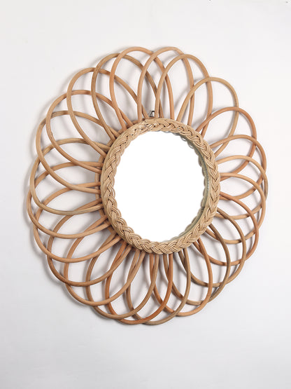 Bamboo Rattan Mirror | Wall Mirror