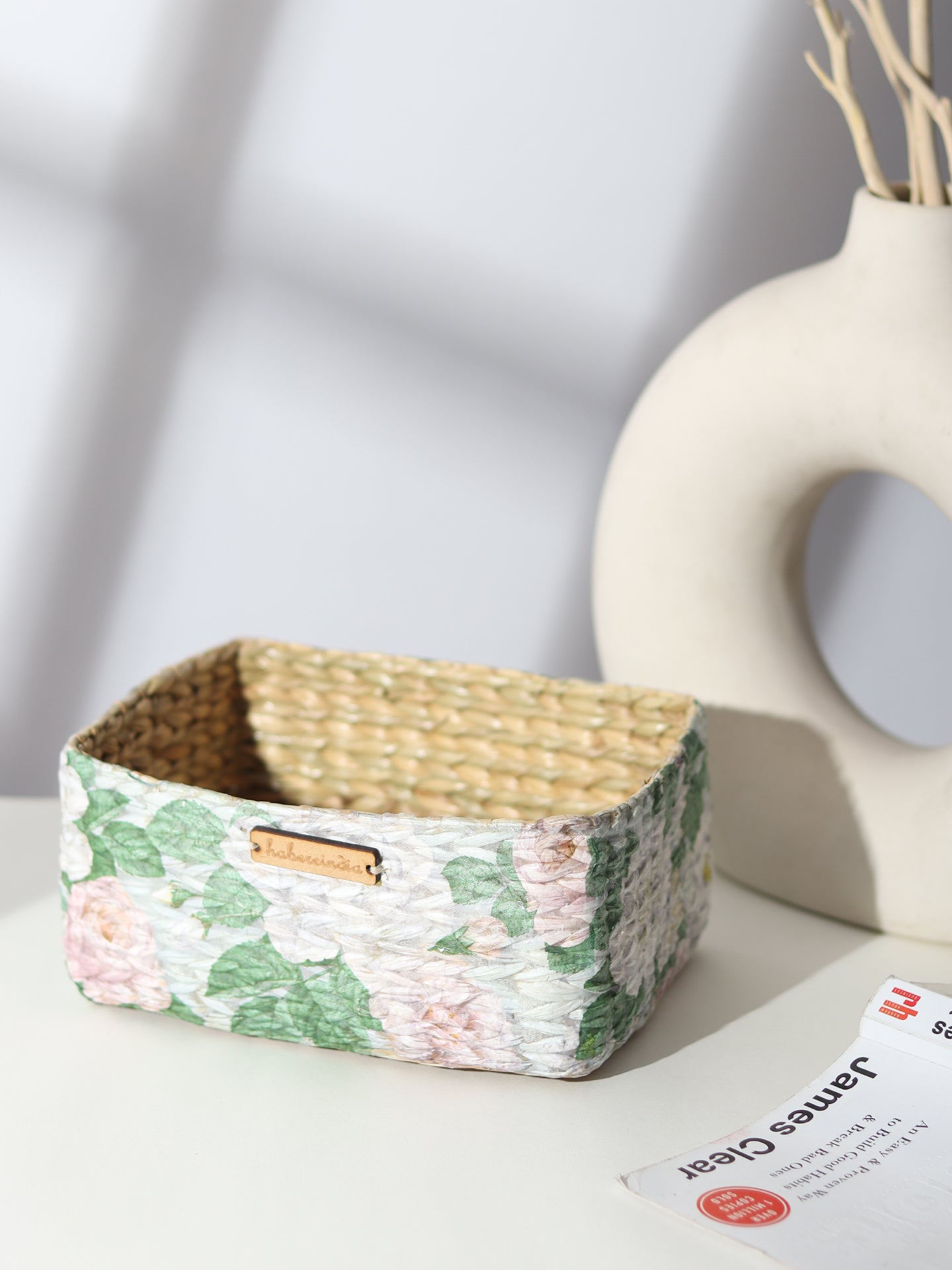 Seagrass Storage Tray | Shelf Basket