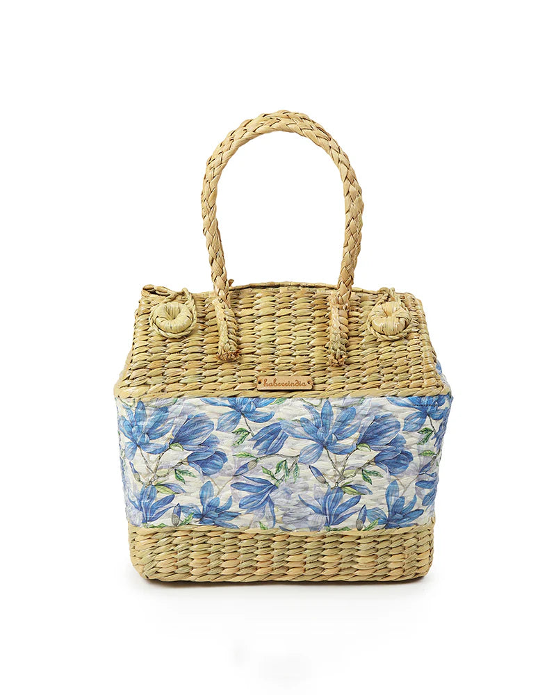 Eco-Friendly Seagrass Gift Hamper Basket for Picnic, Park & Outdoor Meals