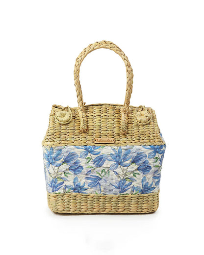 Eco-Friendly Seagrass Gift Hamper Basket for Picnic, Park & Outdoor Meals