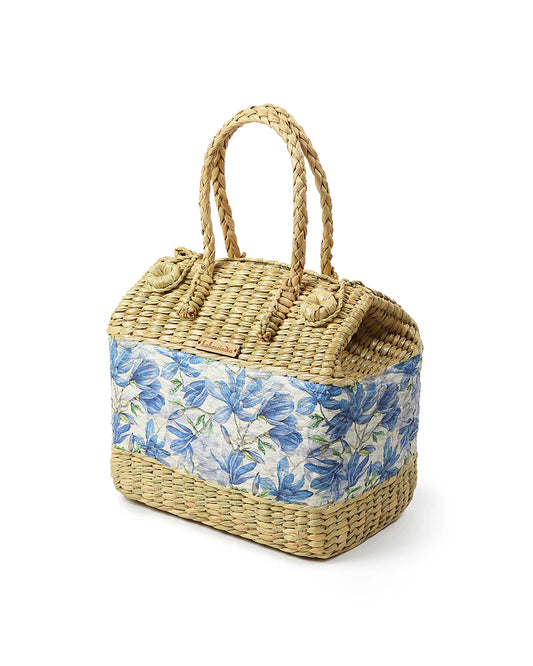 Eco-Friendly Seagrass Gift Hamper Basket for Picnic, Park & Outdoor Meals