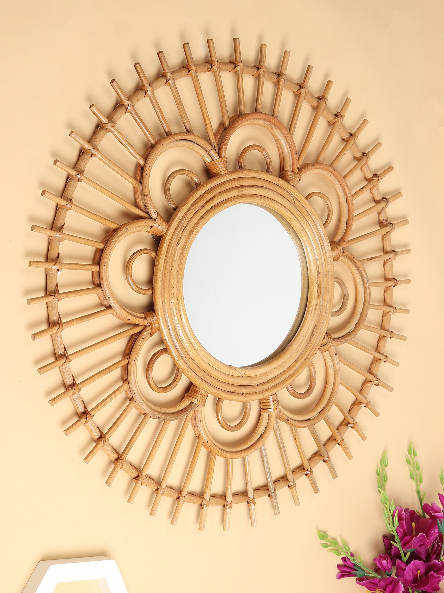 Rattan Wall Mirror | Bamboo Mirrors