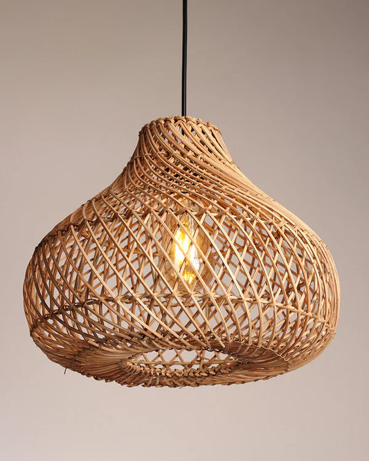 Stylish Rattan Hanging Light for Study Room and Living Room