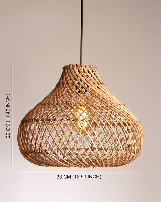Stylish Rattan Hanging Light for Study Room and Living Room