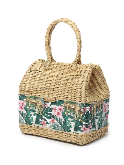 Handmade Seagrass Tote for Shopping, Storage & Travel Needs