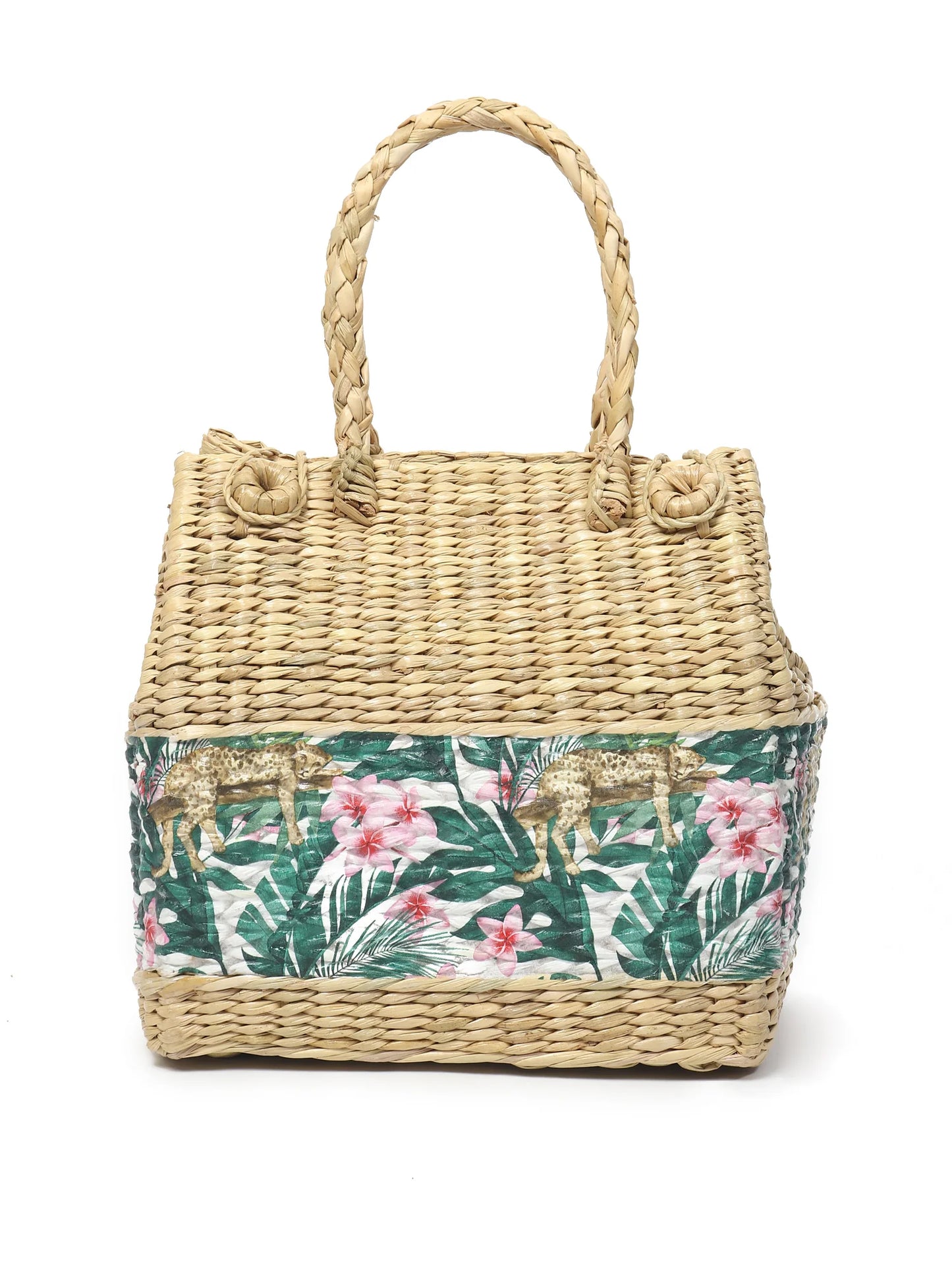 Handmade Seagrass Tote for Shopping, Storage & Travel Needs