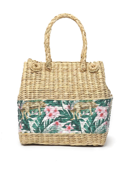 Handmade Seagrass Tote for Shopping, Storage & Travel Needs