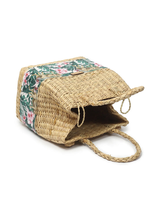 Handmade Seagrass Tote for Shopping, Storage & Travel Needs