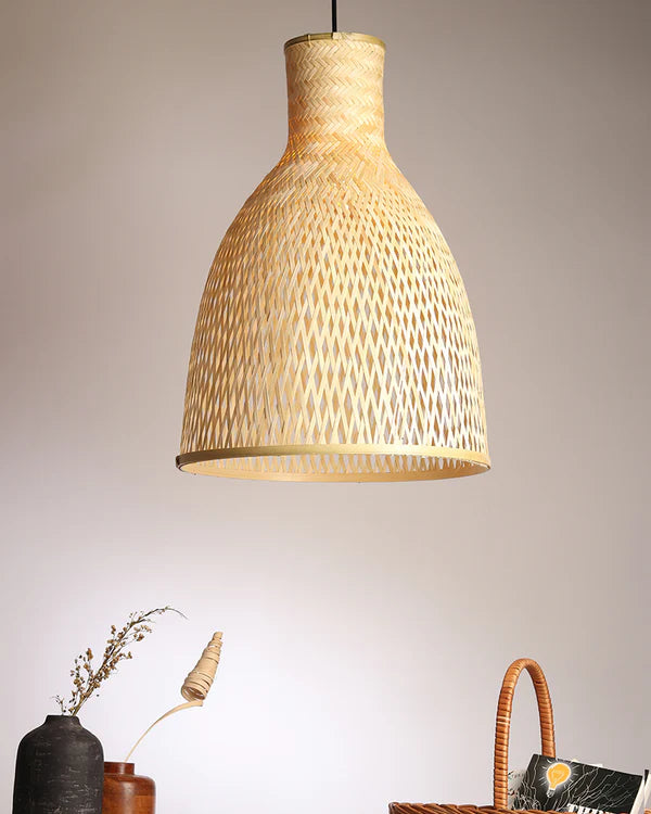 Decorative Bamboo Ceiling Light for Cafe and Home Interiors