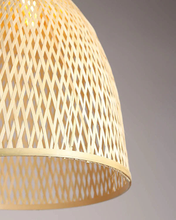 Decorative Bamboo Ceiling Light for Cafe and Home Interiors
