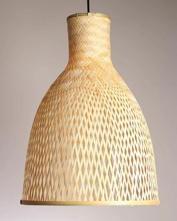Decorative Bamboo Ceiling Light for Cafe and Home Interiors