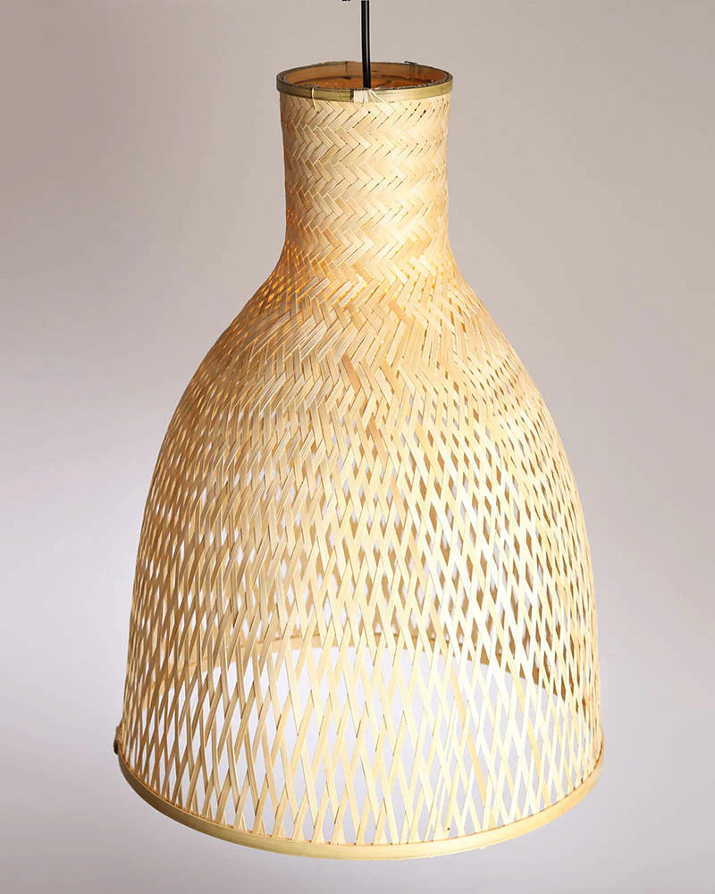 Decorative Bamboo Ceiling Light for Cafe and Home Interiors