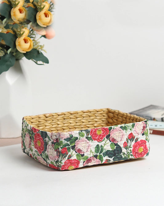 Office Desk Organizer | Stationary Organizer Box | Jute Table Organiser