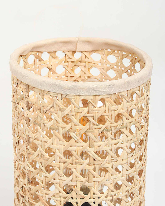 Table Lamps for Living Room | Cane Webbing Lamp | Cane Tabletop Lamp
