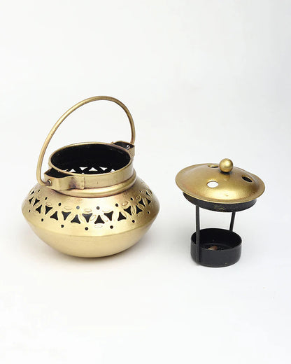 Metal Tealight Candle Holder for Table and Living Room Decor