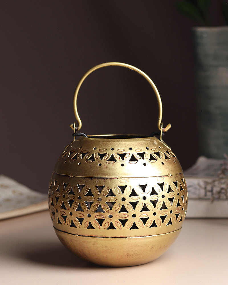 Candle Holder For Home Decor | Diwali Decoration For Home | Tealight Holder - Set of 3