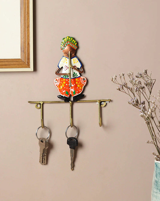 Modern Metal Wall Key Holder for Home and Office Key Hanger and Keychain Organizer