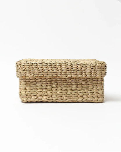Seegras-Deckelbox - Mittel