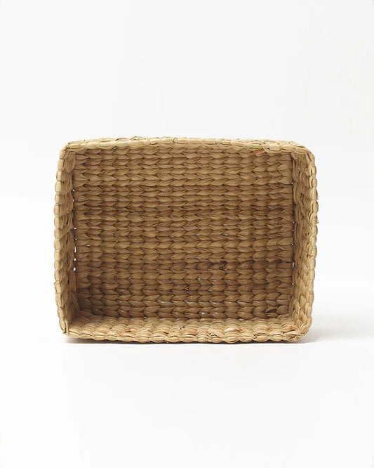 Handwoven Seagrass Organizer Box for Jewelry & Small Essentials