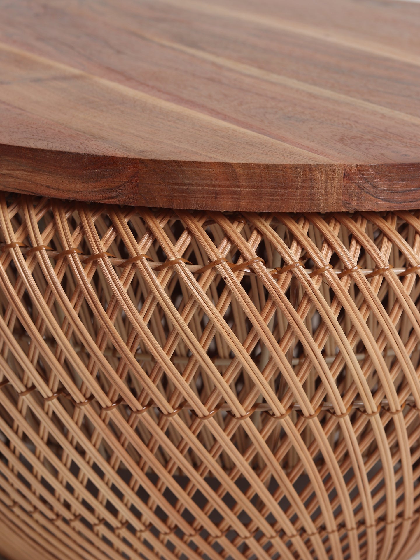 Rattan Coffee Table | Cane Round Table | Rattan Stool | Side Table ...