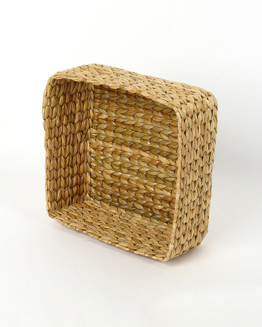 Storage Basket | Seagrass Organiser Tray | Shelf Basket | Wardrobe Organizer