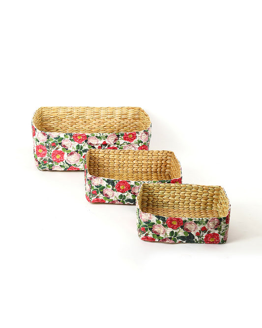 Office Desk Organizer | Stationary Organizer Box | Jute Table Organiser