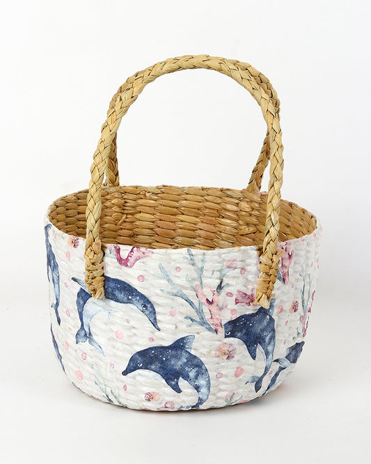 Seagrass Fruit Basket | Round Basket | Round Gift Hamper