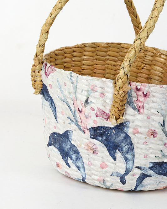 Seagrass Fruit Basket | Round Basket | Round Gift Hamper