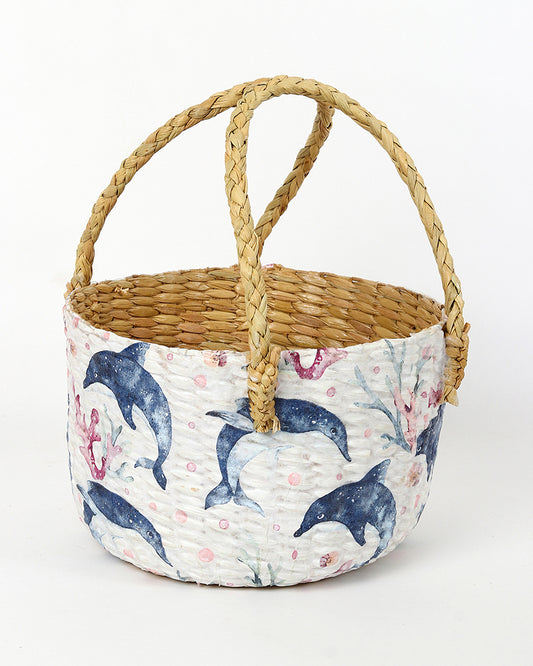 Seagrass Fruit Basket | Round Basket | Round Gift Hamper