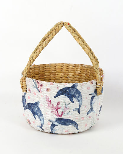 Seagrass Fruit Basket | Round Basket | Round Gift Hamper