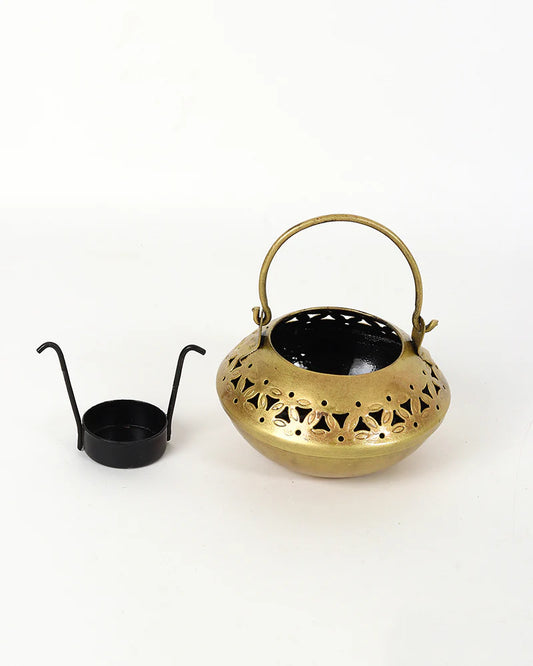 Set of 3 Candle Holders for Home Decor and Diwali Tealight Decoration