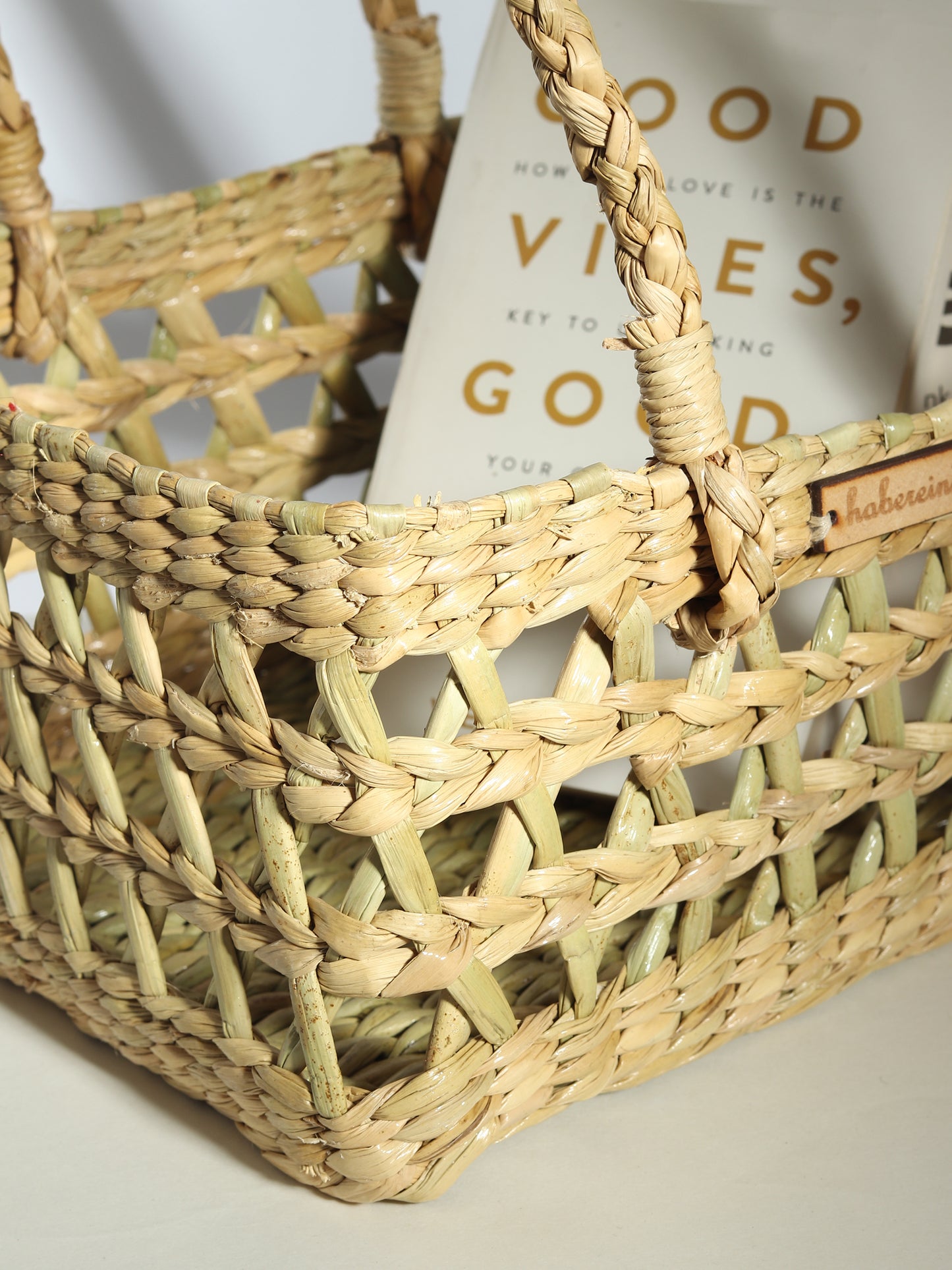 Seagrass Fruit Hamper Basket - Jali