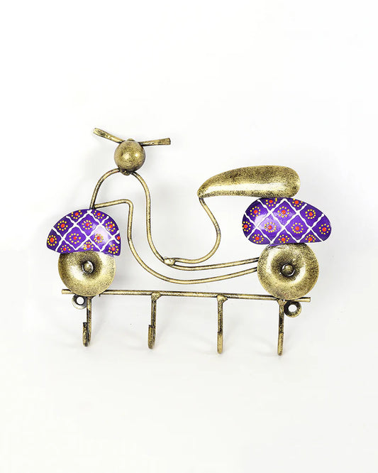 Metal Wall Key Hanger and Keychain Organizer for Home