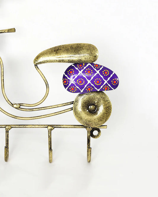 Metal Wall Key Hanger and Keychain Organizer for Home