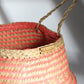 Seagrass Plant & Storage Baskets - Pink