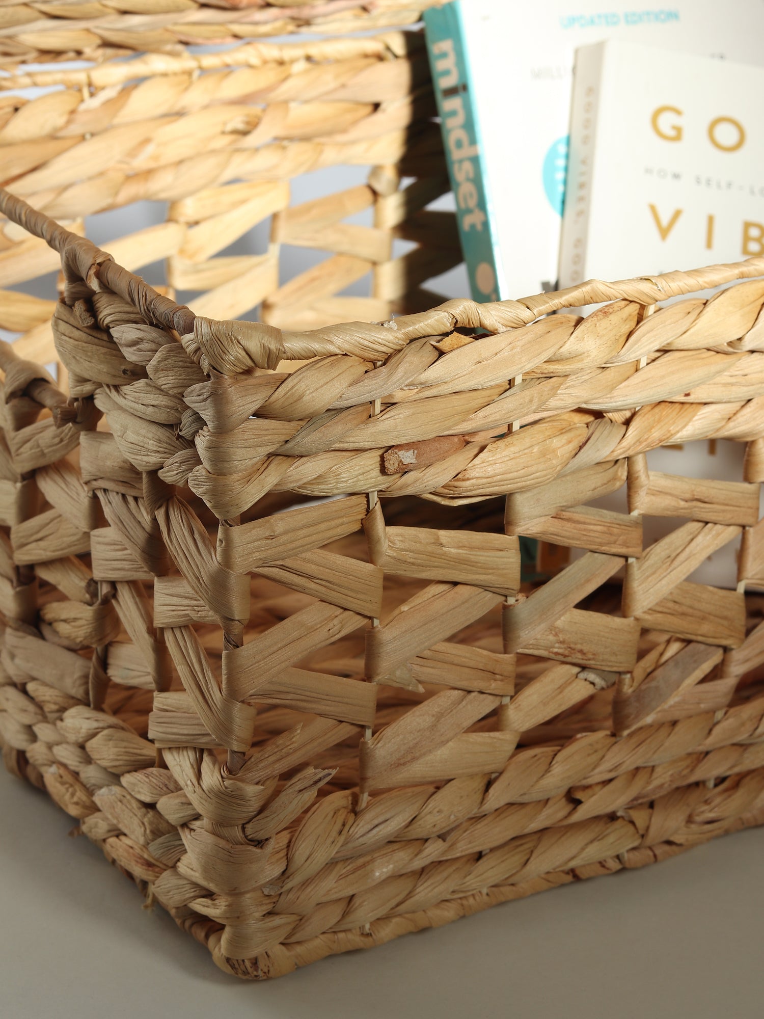 Seagrass Jali Storage Boxes