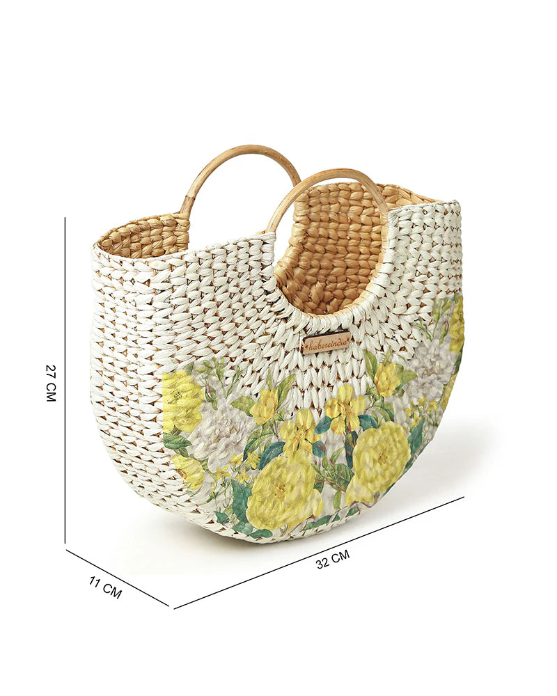 Handmade Natural Beach Tote for Market, Storage & Everyday