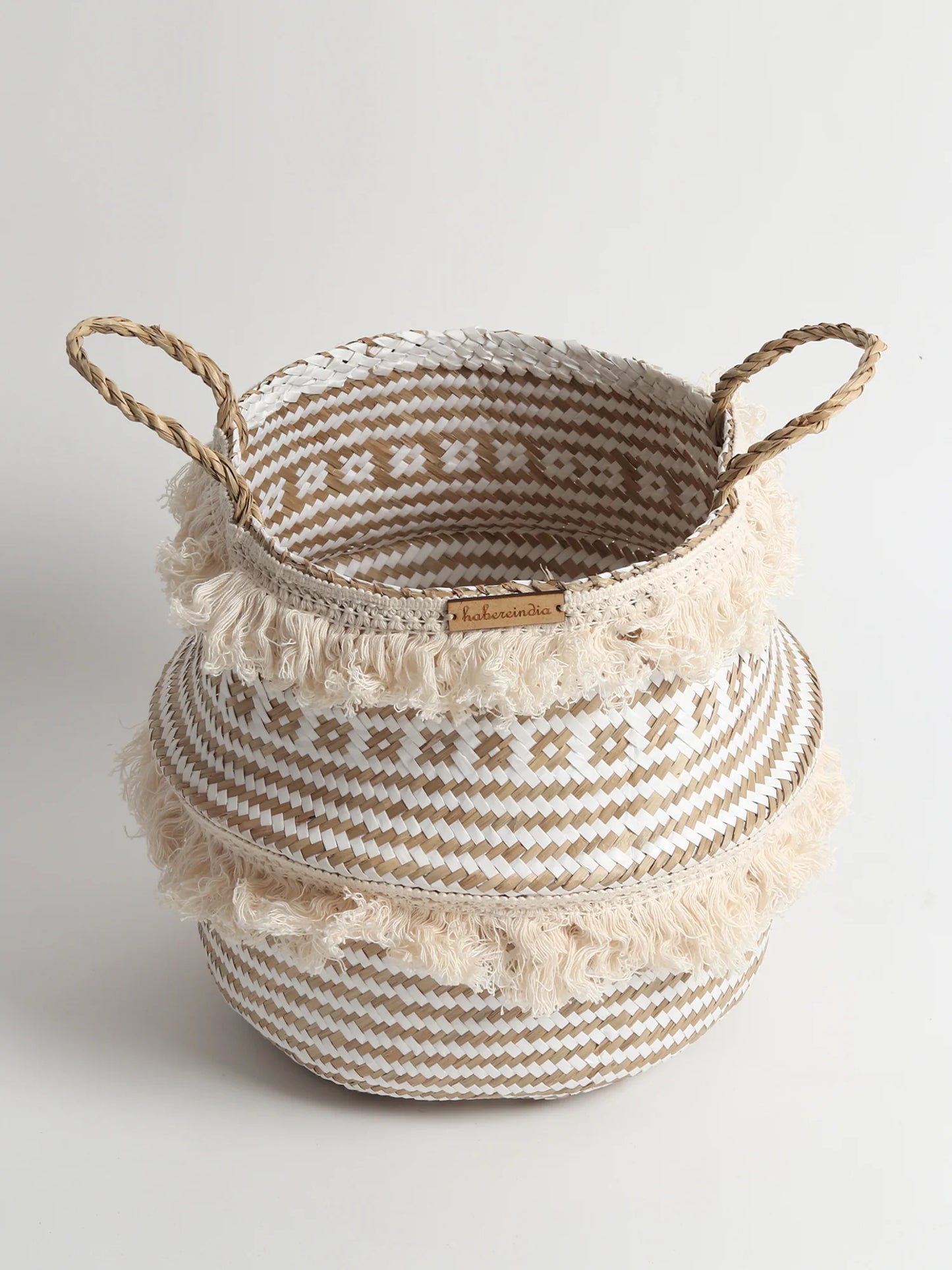 Textured Belly Basket for Potted Plants & Everyday Storage