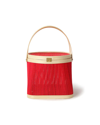 Multi-Purpose Bamboo Picnic Basket for Food, Picnic & Leisure Use