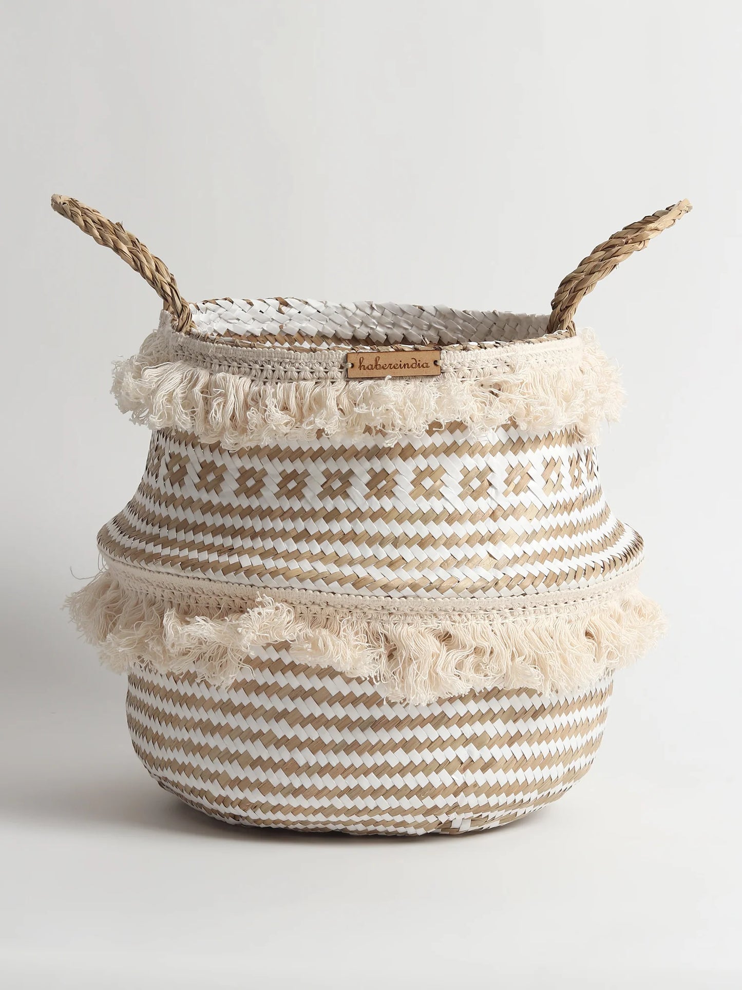 Textured Belly Basket for Potted Plants & Everyday Storage