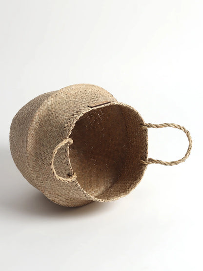 Neutral Belly Basket for Greenery, Toys & More