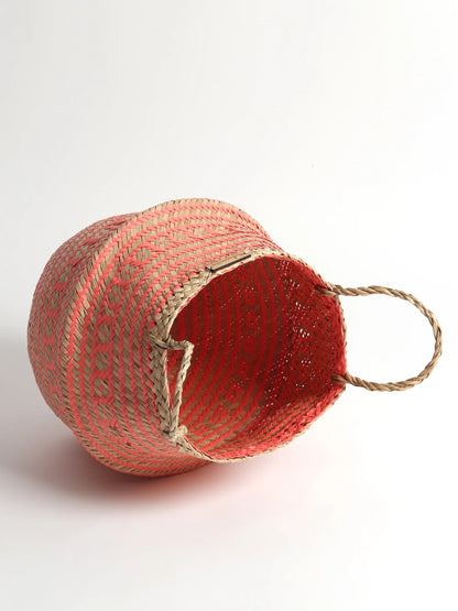 Chic Belly Planter Basket for Living Room & Corner Decor