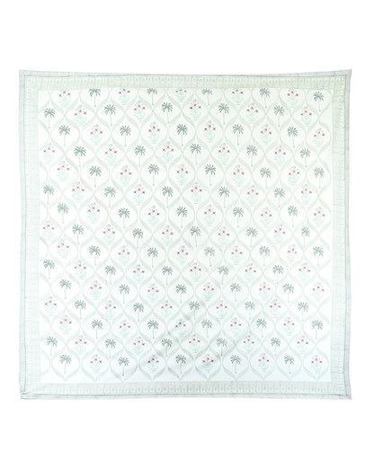 Artisanal Jaipur Handblock Printed 100% Premium Cotton King Bed Sheet with Matching Pillow Covers