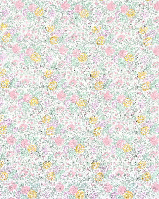 Traditional Jaipur Handblock Printed 100% Premium Cotton King Size Bed Sheet Set