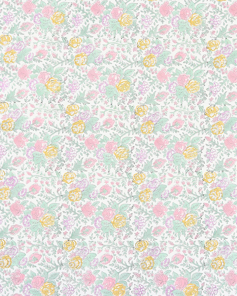 Traditional Jaipur Handblock Printed 100% Premium Cotton King Size Bed Sheet Set