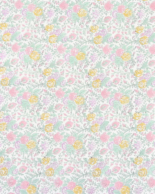 Traditional Jaipur Handblock Printed 100% Premium Cotton King Size Bed Sheet Set