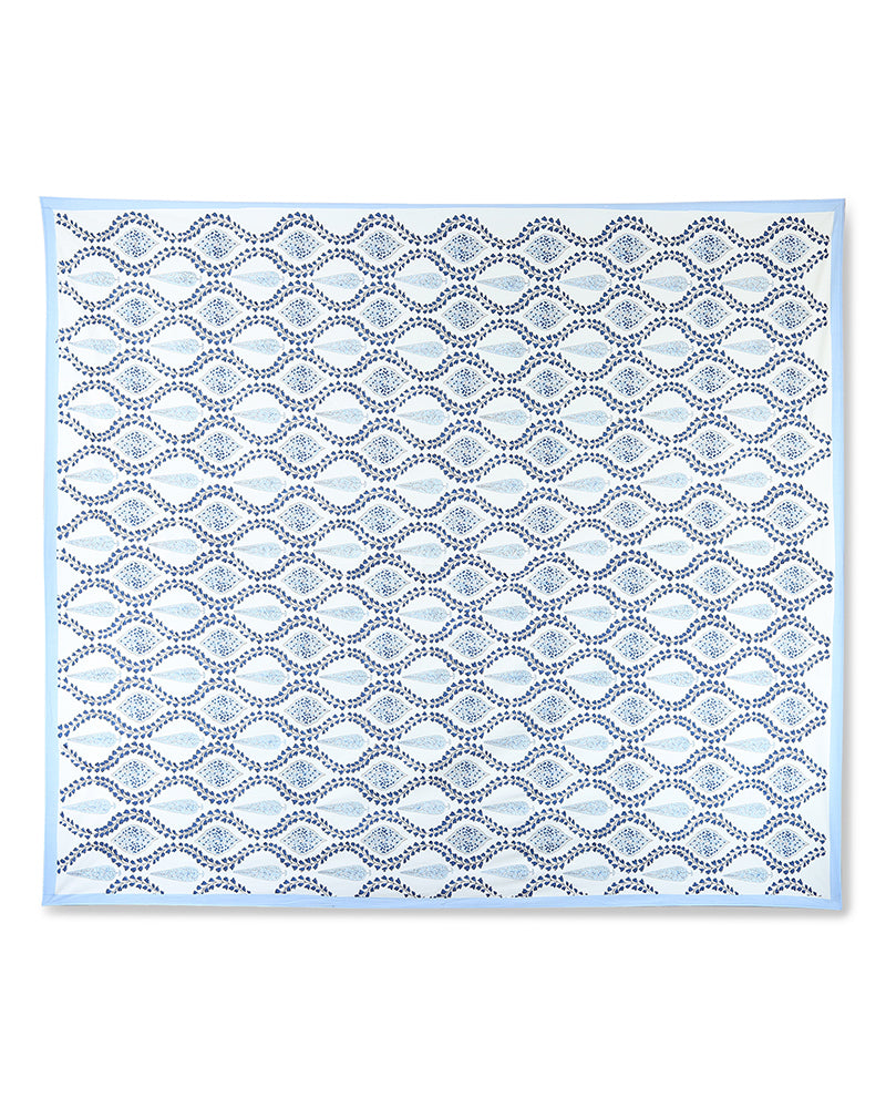 Handcrafted Jaipur Handblock Printed 100% Premium Cotton King Bed Sheet with Coordinated Pillow Covers