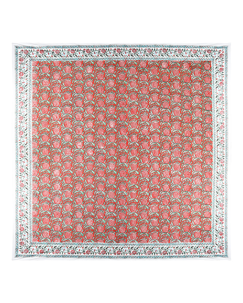 Cultural Jaipur Handblock Printed 100% Premium Cotton King Bed Sheet with Matching Pillow Covers