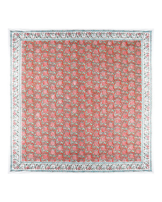 Cultural Jaipur Handblock Printed 100% Premium Cotton King Bed Sheet with Matching Pillow Covers
