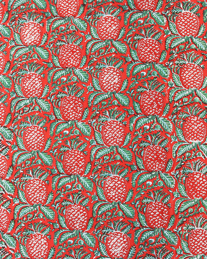 Cultural Jaipur Handblock Printed 100% Premium Cotton King Bed Sheet with Matching Pillow Covers